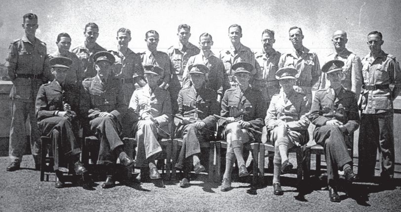 Fig 3 SSS officers and senior NCOs in 1941..