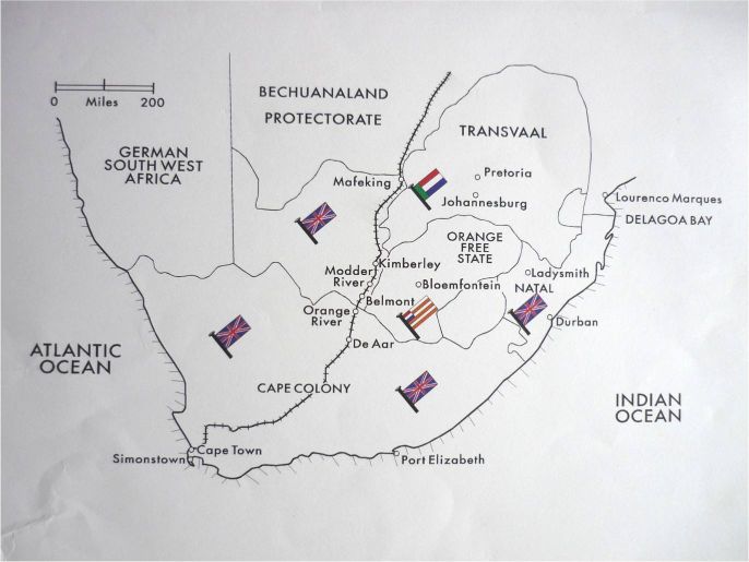South Africa at the time of the Boer War
