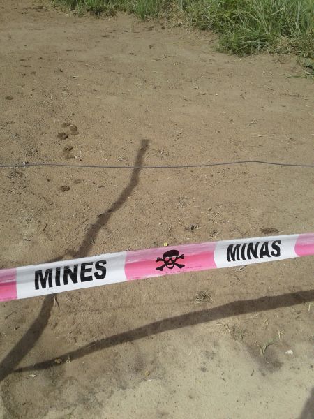 Mined areas