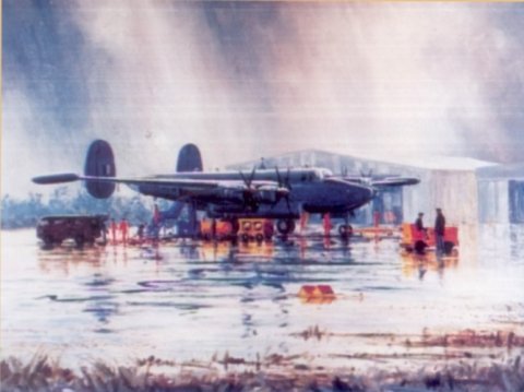 AVRO SHACKLETON AT BASE