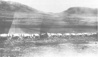View of Silkaatsnek looking north-east<br>
from Rietfontein military camp