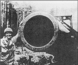 Schwere Gustav Railgun Shell, Imperial War Museum, London